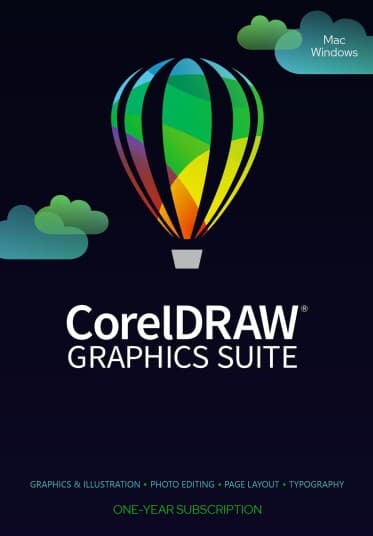 Coreldraw Graphics Suite - Abonnementslisens (1 År) - 1 Bruker - Esd - Win, Mac - Engelsk, Tysk, Fransk - Europa