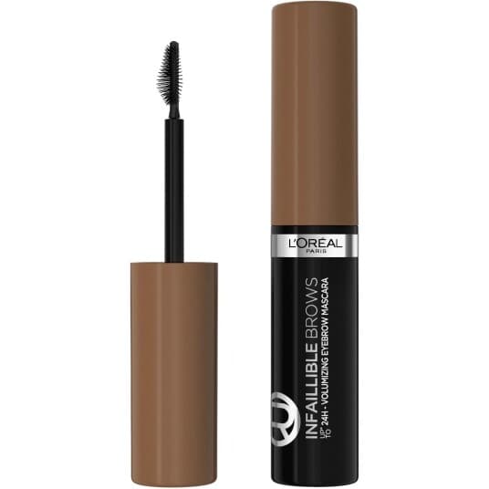 L’Oréal Paris Brow Artist Plump & Set, Brun, Kvinner, Flaske, Børste, 24 timer, AQUA / WATER ?ALCOHOL DENAT. ?HYDROXYETHYLCELLULOSE ?PENTYLENE GLYCOL