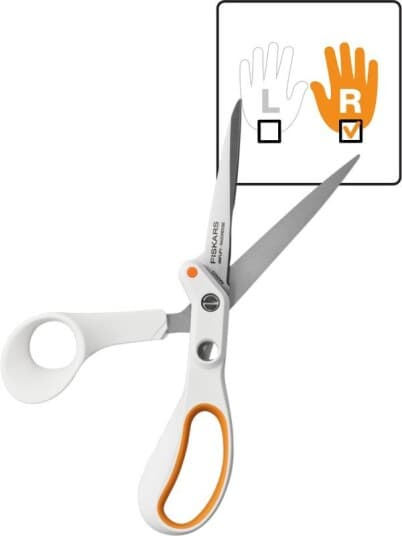 Fiskars - Amplify stoffsaks 21 cm oransje/hvit