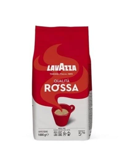 Lavazza Qualità Rossa 1000G, 1 Kg, Amerikano, Espresso, Middels Stekt, Arabica Og Robusta, 1 Kg, Pose