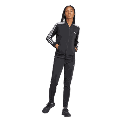 Adidas Essentials 3-Stripes Tracksuit, dame Svart XL