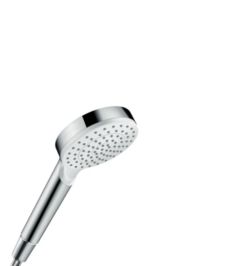 Hansgrohe Crometta 1Jet Ø100 Mm Håndbruser I Hvid/Krom Med 1 Strålefunktion