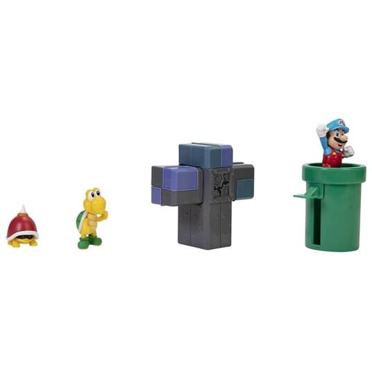 Super Mario 2,5 Tommers Diorama-Sett Under Bakken