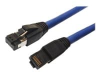 Microconnect - Koblingskabel - Rj-45 (Hann) Til Rj-45 (Hann) - 1 M - S/Ftp - Cat 8.1 - Halogenfri, Uten Hindringer - Blå