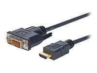 Vivolink Pro - Adapterkabel - Dvi-D Hann Til Hdmi Hann - 1 M - Skjermet - Svart - Formstøpt, Tommelskruer