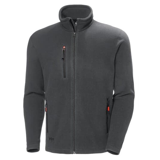 Helly Hansen Oxford-Jakke For Menn, Fleece, Størrelse L, Grå