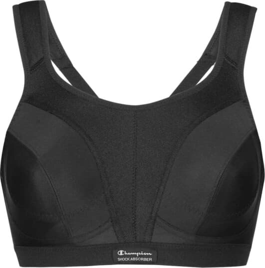 Shock Absorber BH D+ Sports Bra Svart polyester H 90 Dame