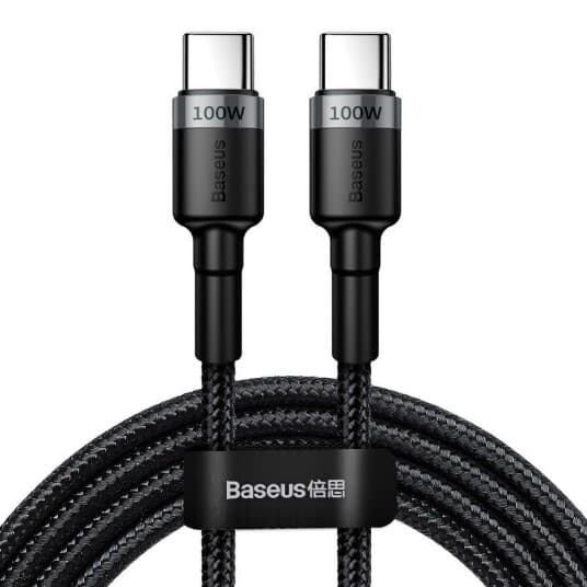 Baseus Cafule, 2 m, USB C, USB C, USB 2.0, 480 Mbit/s, Sort