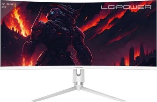 Lc Power Lc-M34-Q-C-Pro - Led-Skjerm - Kurvet - 34" - 3440 X 1440