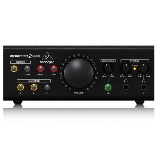 Behringer Monitor2usb, 15 W, 0,03%, 85 Db, 6.3Mm, 100 - 240 V, 50 / 60 Hz