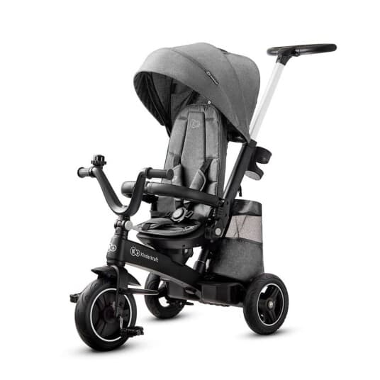 Kinderkraft Easytwist, Gutt/Jente, Trykkmekanisme, Recumbent / Liggende, Barn, Solide Hjul, Grå