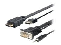 VIVOLINK Pro HDMI-kabel - HDMI / VGA / lyd / USB - 2 m