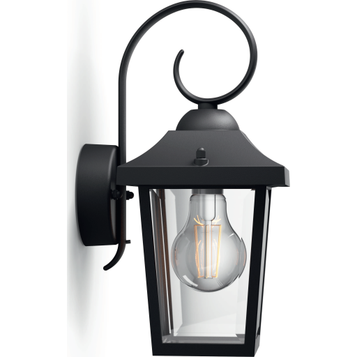 Philips Mygarden Vegglampe, Vegglys, Sort, Aluminium, Ip44, I, Overflatebehandlet