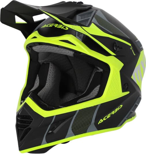 Acerbis Crosshjelm  X-Track Svart-Fluo Gul