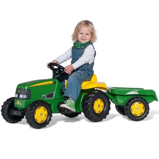 rolly®toys rollykid John Deere med rollyKid Trailer 012190