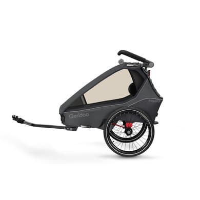 Qeridoo ® Kidgoo2 sykkelvogn Steel Grey