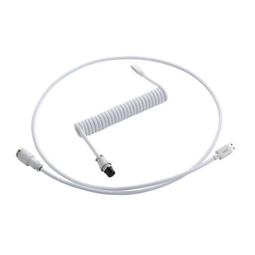 Cablemod Pro Series - Tastaturkabel - Usb (Hann) Avtakbar Til 24 Pin Usb-C (Hann) Avtakbar - 1.5 M - Rullet Sammen - Glacier White (White On White)