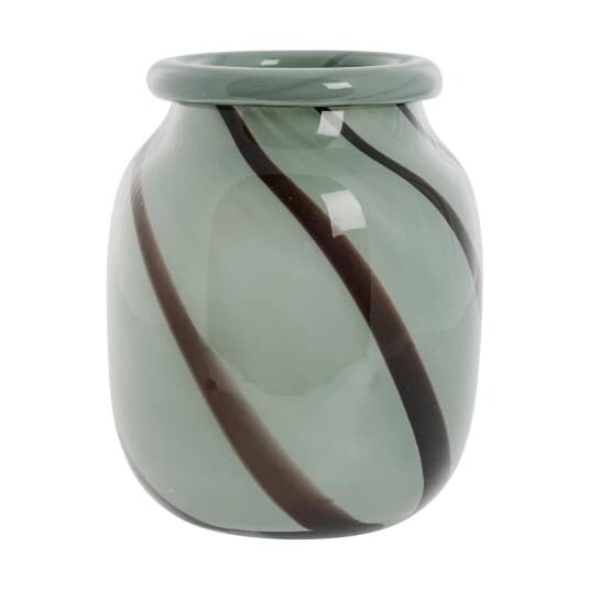 Lene Bjerre Marena vase Ø16 cm Green-black