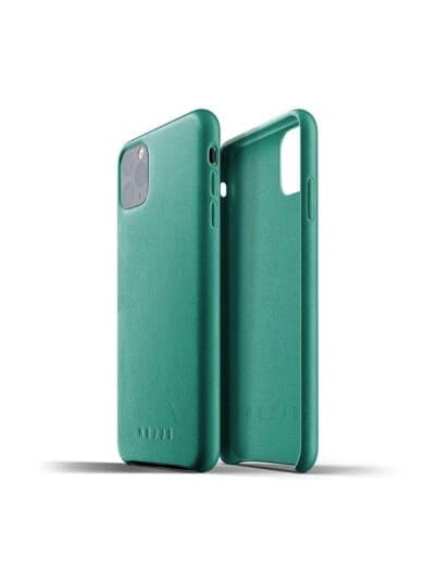 Mujjo Full Leather Case For Iphone 11 Pro Max - Alpine Green