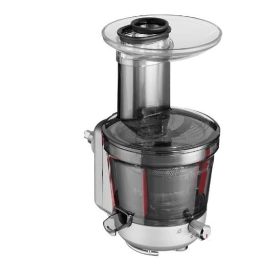 Kitchenaid 5Ksm1ja, Slow Juicer, Sølv, 1 L, Plastik, Rustfrit Stål, Titanium