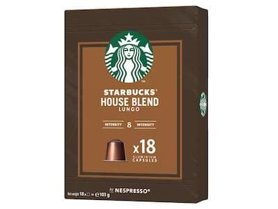 Starbucks Nespresso House Blend Kaffekapsel, 18 Kapsler, 103G