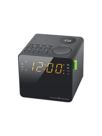 Muse M-187Cr, Klokke, Digitalt, Fm, Mw, Pll, Led, 2,29 Cm (0.9"), Gult