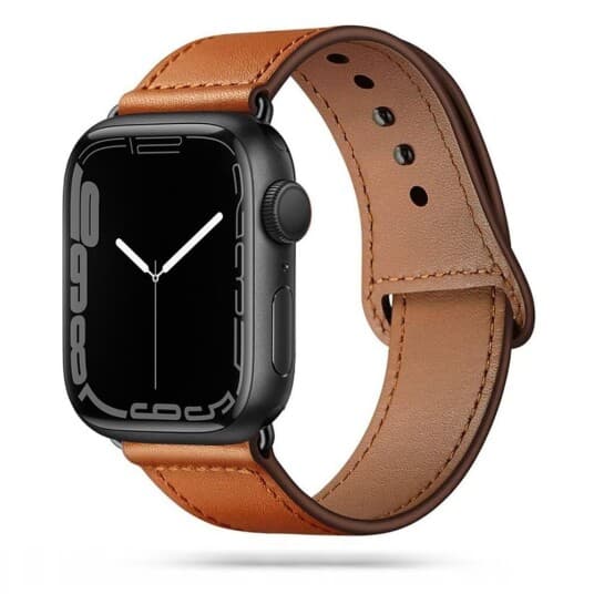 Tech-Protect Tech-Protect Leatherfit Apple Watch 1/2/3/4/5/6 (42/44Mm) Brown