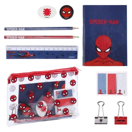 School Stationery Set Spiderman