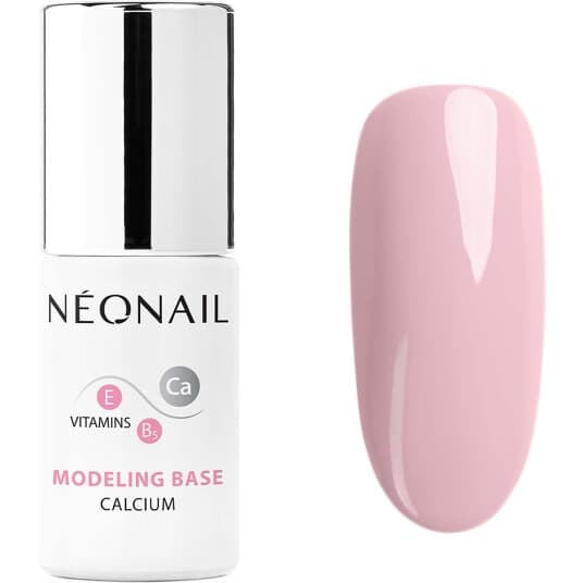 Neonail_Modeling Base Calcium Baza Hybrydowa Neutral Pink 7,2Ml