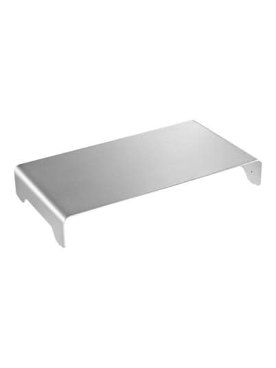 Digitus Ergonomic Monitor Riser - Stativ - For Skjerm / Notebook - Aluminium - Sølv - Skjermstørrelse: 11"-32"