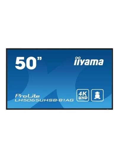 Iiyama Prolite Lh5065uhsb-B1ag - 50" Diagonalklasse (49.5" Synlig) Led-Bakgrunnsbelyst Lcd-Skjerm - Intelligent Skilting - Android - 4K Uhd (2160P) 3840 X 2160 - Svart