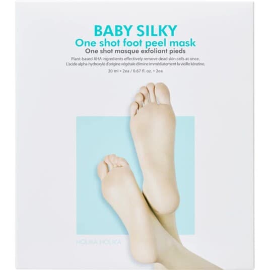 Holika Holika_Baby Silky Foot One Shot Exfoliating Foot Socks 20Ml