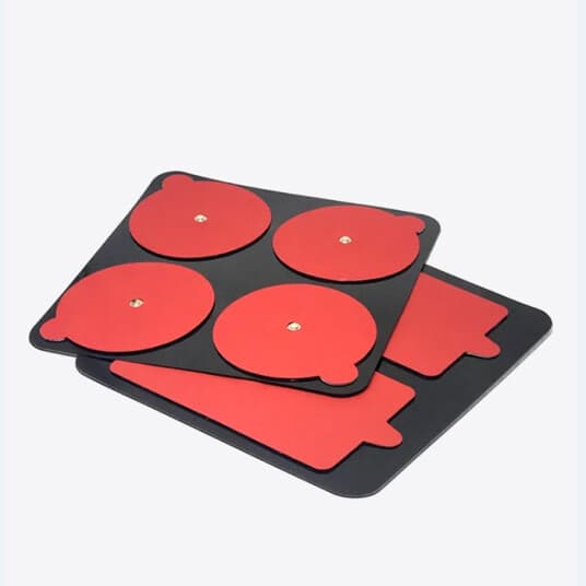 Theragun Powerdot 2.0 Electrode Pad, Elektrode, Rød, Hydrogel, Powerdot 2.0, 2 Stykker, Hengende Boks