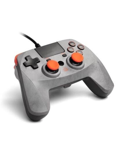 Snakebyte Game:Pad 4 S Rock (Ps4), Joystick/Styrepinne, Playstation, Menyknapp, Analog/Digital, Trådløs, Grå