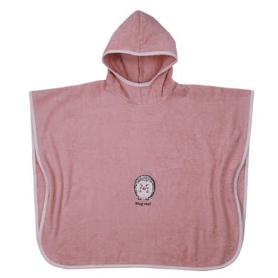 WÖRNER SÜDFROTTIER Bath poncho pinnsvin rosa