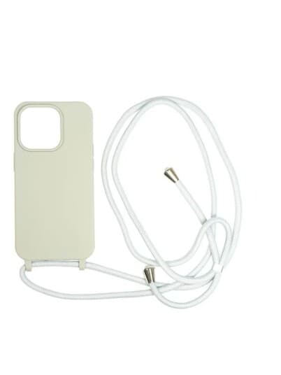 Mobile Origin Lanyard Case - Etui Ze Smyczą, Light Grey Do Iphone 14 Pro