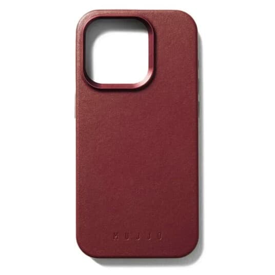 Troubadour Goods Limited Mujjo Full Leather Case - Etui Skórzane Do Iphone 15 Pro Kompatybilne Z Magsafe (Burgundy)