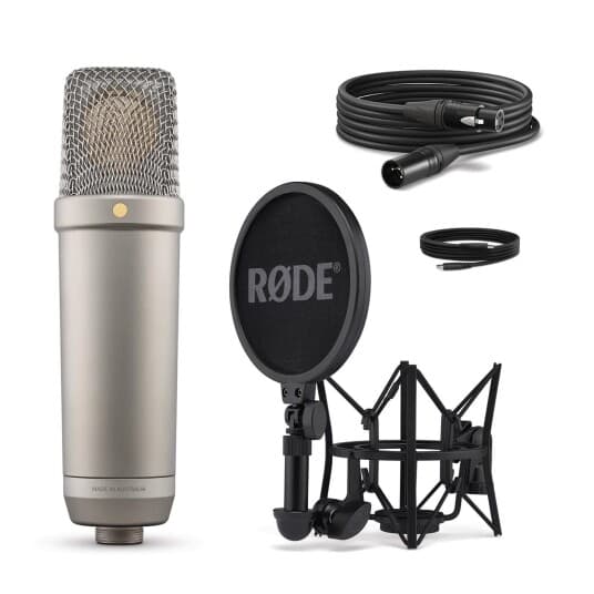 Røde Nt1-a 5th Gen Sølv Studiomikrofon