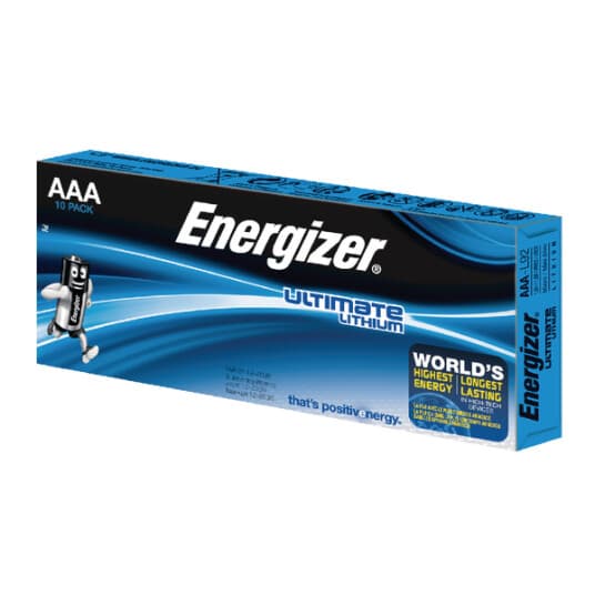 Energizer Ultimate Lithium - Batteri 10 X Aaa - Li