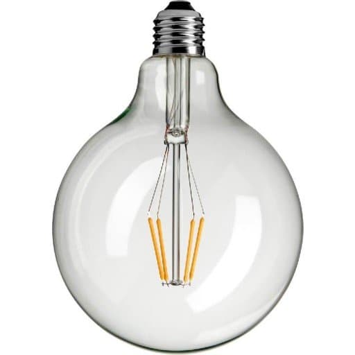 Dekopære Led 4W Globe Basic Ø125 Klart Glas