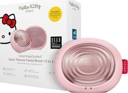 Geske Geske 5In1 Sonic Ansiktsrensebørste Med Påføring (Hello Kitty Pink)