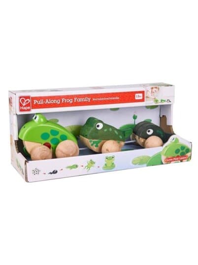 Hape Pull Along Frog Family