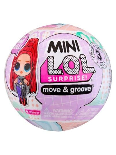 L.O.L. Surprise! Mini S3 Move-And-Groove, Minidukke, Jente, 4 År, Gutt/Jente, 60 G, Assorterte Farger