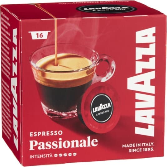 Lavazza A Modo Mio Passionately, Kaffekapsel, A Modo Mio, 120 G, 16 Stk.