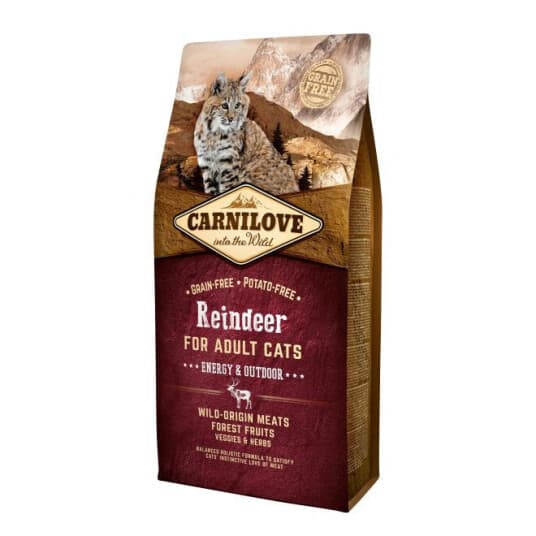 Carnilove Reindeer For Adult Cats – Energy Og Outdoor 400 G