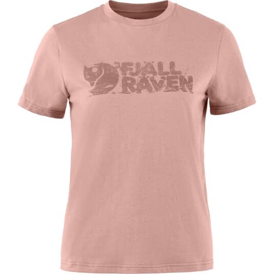 Fjällräven Lush Logo T-shirt W Chalk Rose XS