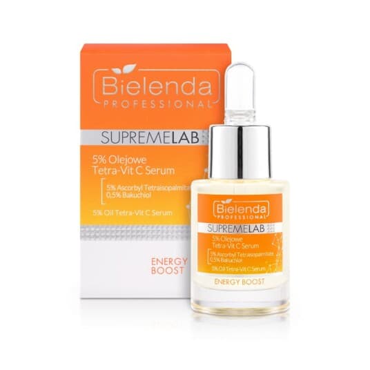 Bielenda Professional_Supremelab Energy Boost 5% Oil Tetra-Vit C Serum 5% Olejowe Tetra-Vit C Serum 15Ml