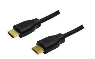 Logilink High Speed With Ethernet - Hdmi-Kabel Med Ethernet - Hdmi Hann Til Hdmi Hann - 1 M - Svart