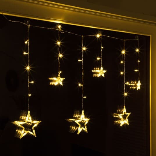 Julepynt Hi Julepynt, Stjerner Med Fairy Lights, 63 Lumarko Led!