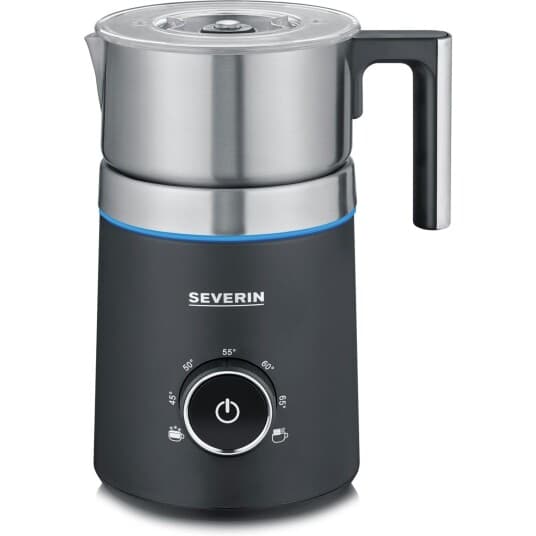 SEVERIN SM 3586 Spuma 700 - Melkeskummer - 0.7 liter - 500 W - børstet rustfritt stål / svart